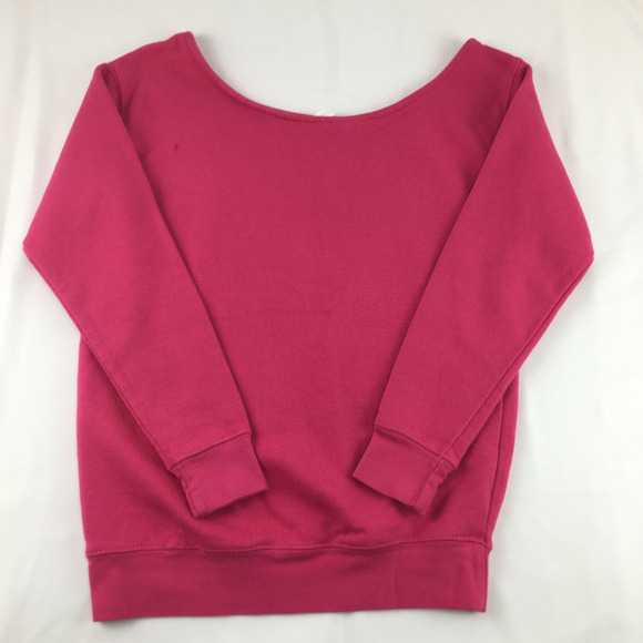 Awkward Styles Pink Scoop Neck Pullover Sweatshirt - Picture 1 of 10